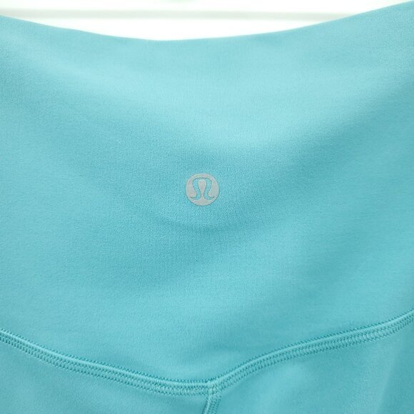 Lululemon Align High-Rise Lined Crop 23" Sz 10 Tidal Teal Blue - Picture 14 of 16